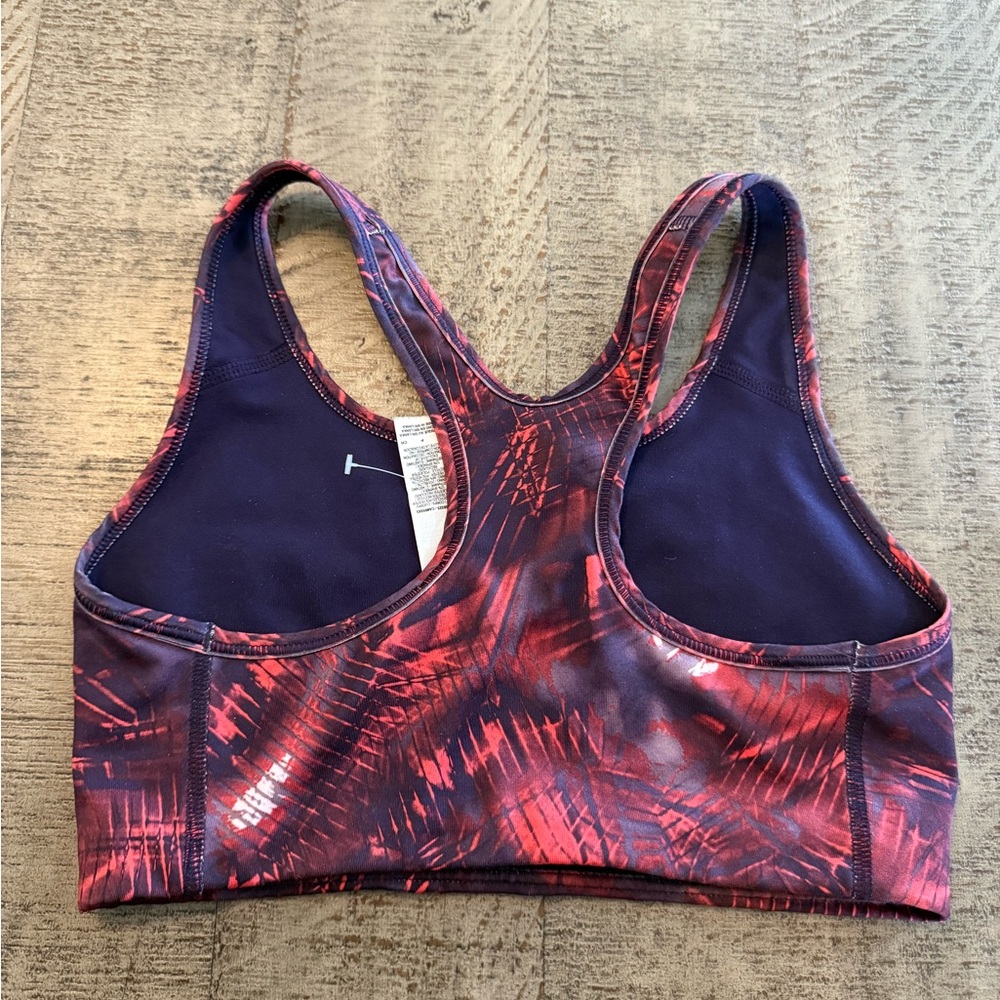 Nike Red and Purple Sports Bra